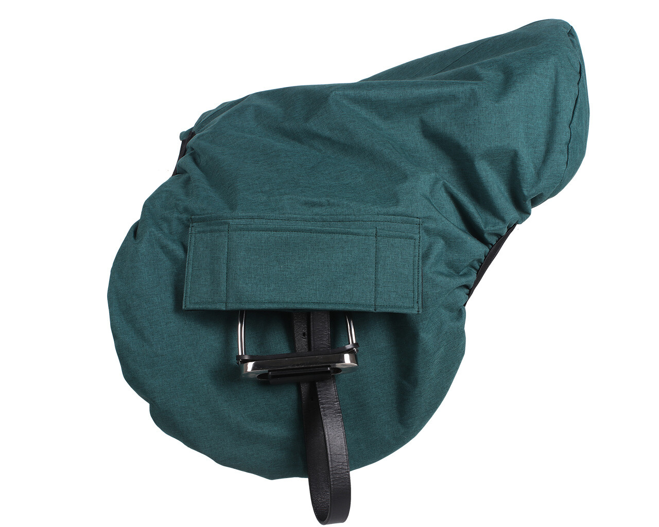 Saddle cover / saddle protector for riding (dressage, jumping, all-round, island and all-round), QHP, Grey - 4