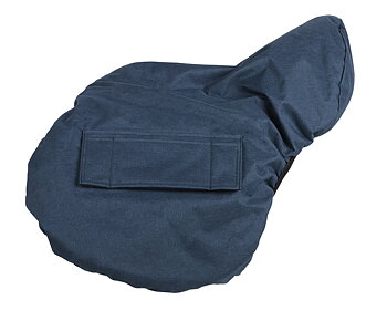 Saddle cover / saddle protector for riding (dressage, jumping, all-round, island and all-round), QHP,  Blue