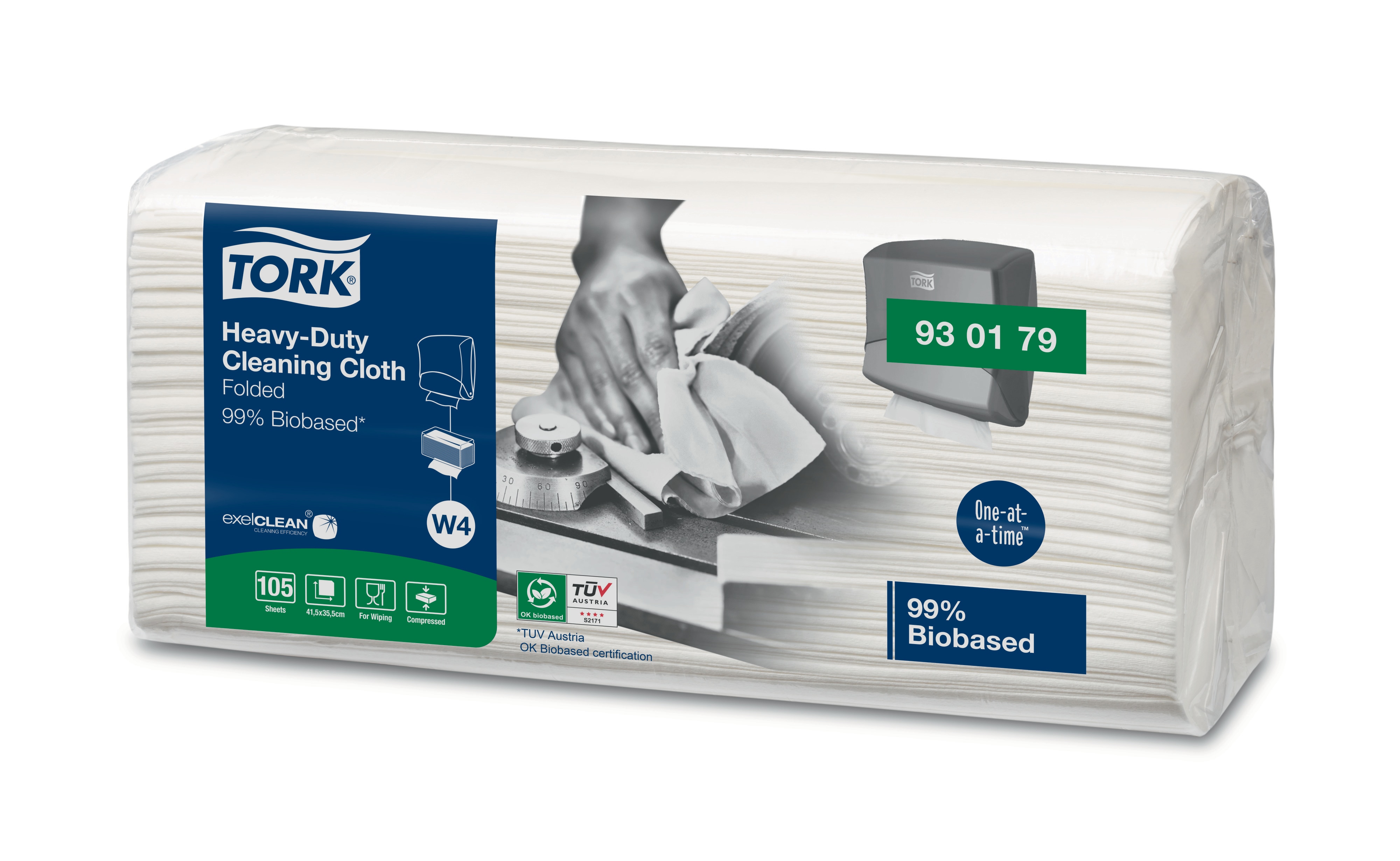 Tork Rengöringsduk kraftig 99 % Biobaserad - 2