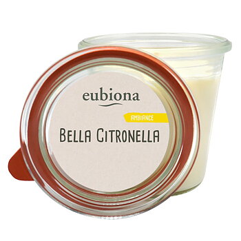 Eubiona Doftljus i glas Bella Citronella med doft av citron och citrongräs