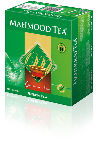 Ceylon Grön Te, 100 tepåsar - Mahmood Tea®