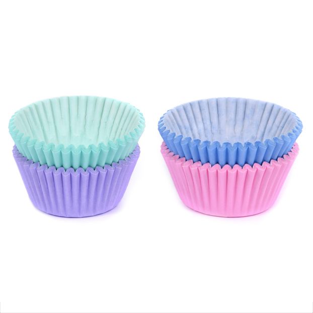 Muffinsformar Mini Pastellmix 100-pack