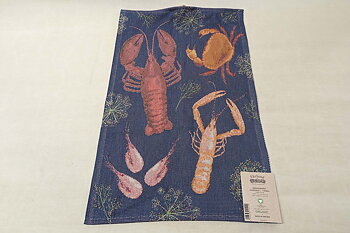 Shellfish party Kitchen towel 60x40 cm