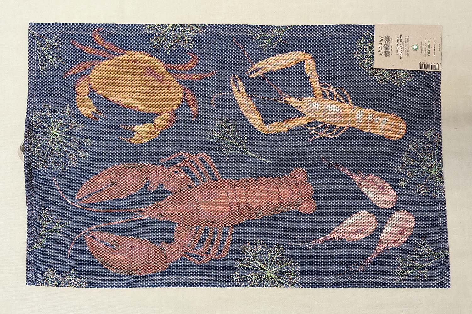 Shellfish party Kitchen towel 60x40 cm