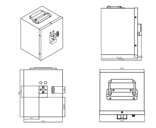 LITHIUM BATTERI 24V 40 AH - 50A - JÄRNFODRAL