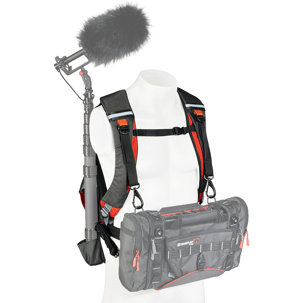 K-Tek - Stingray BackPack X with integrated harness (orange, black) - 4