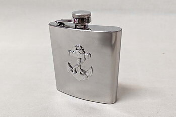 Pocket flask Anchor 11x10x2 cm
