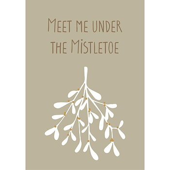 Metallskylt Mistletoe IB Laursen
