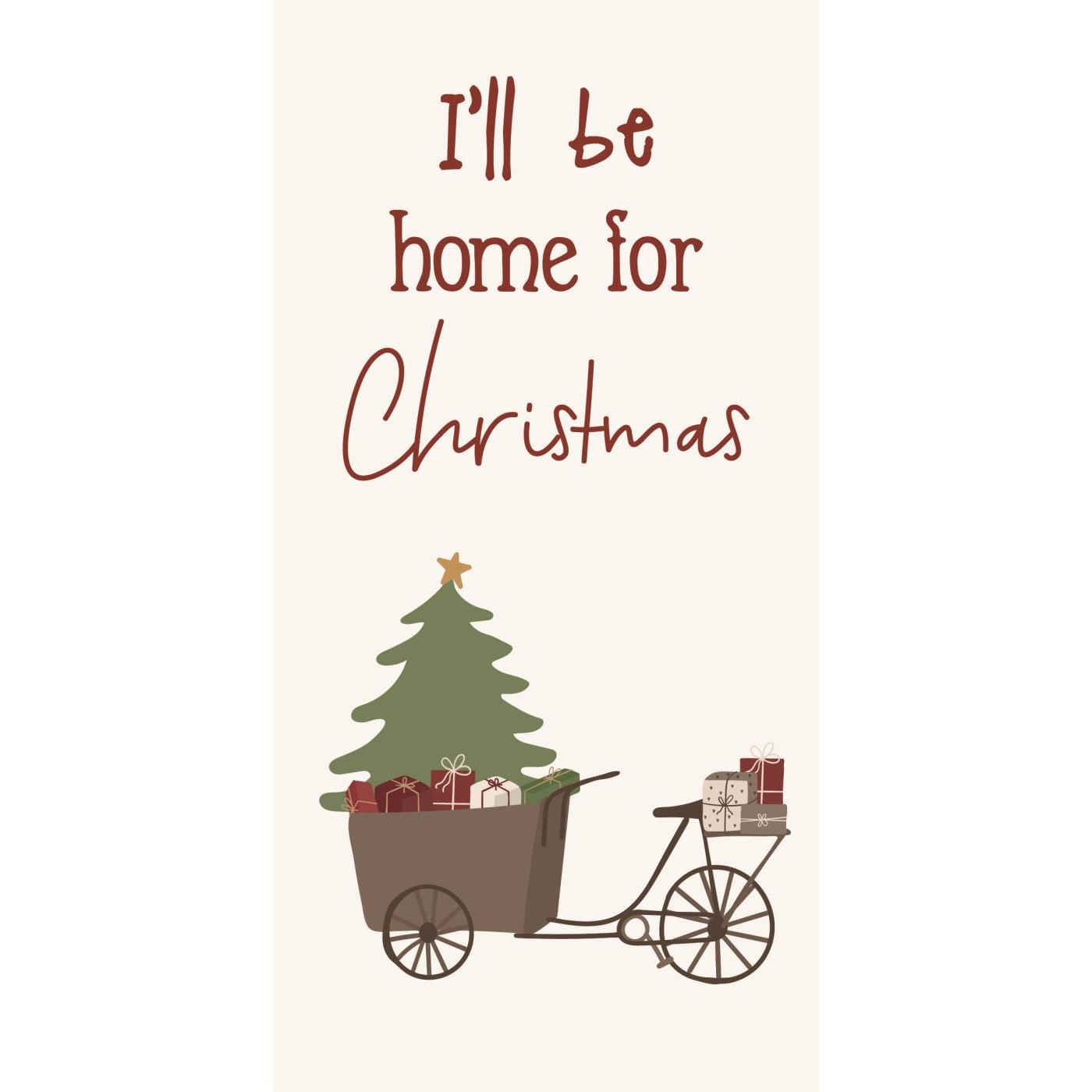 Servett IB Laursen 16-p I'll be home for Christmas