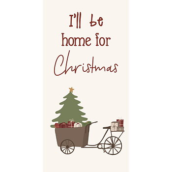 Servett IB Laursen 16-p I'll be home for Christmas