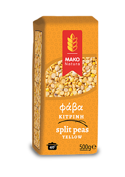 fava, 500g, MAKO,  delade gula ärter