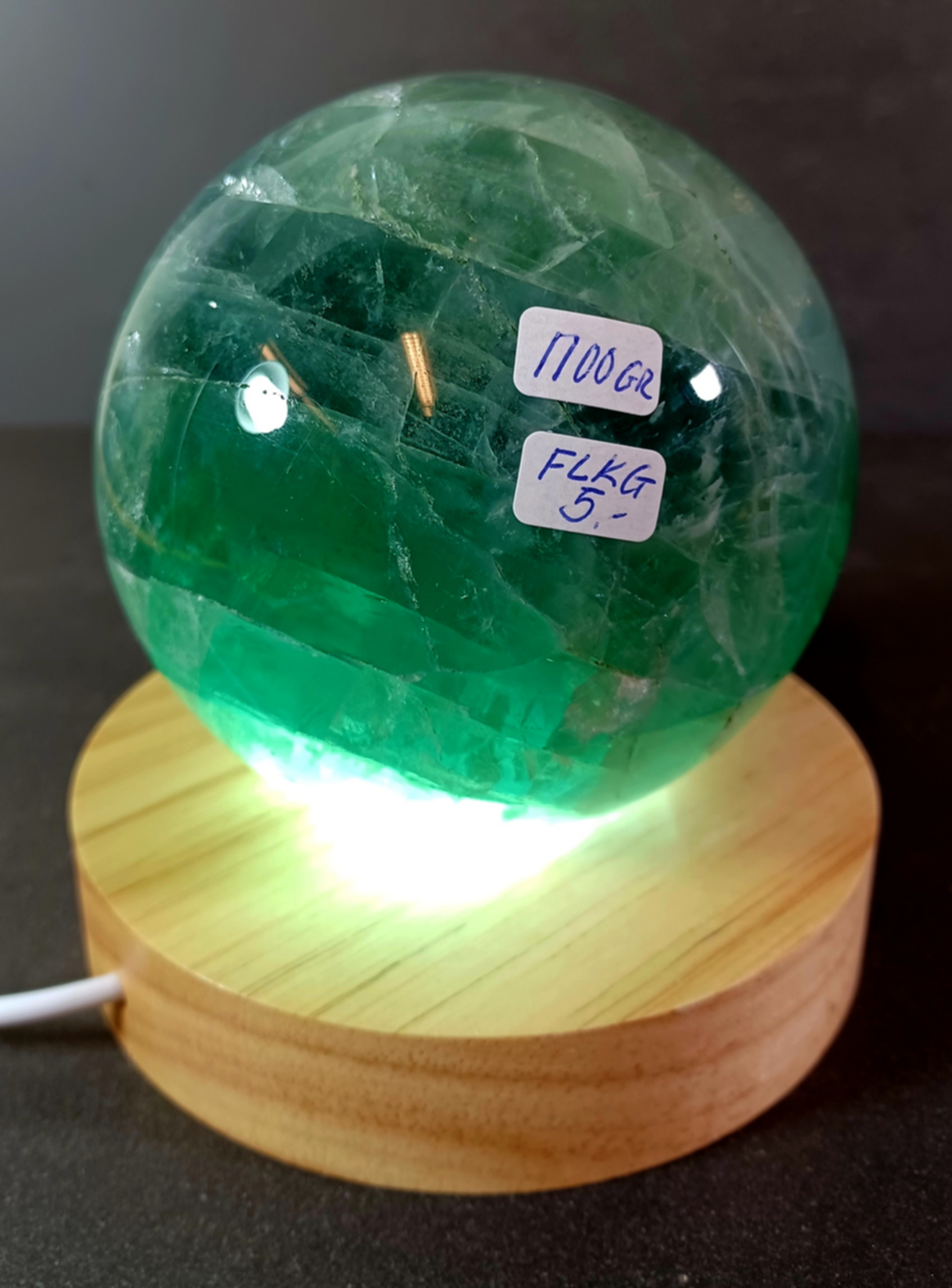 Grön Fluorit Klot / Kula - FLKG5