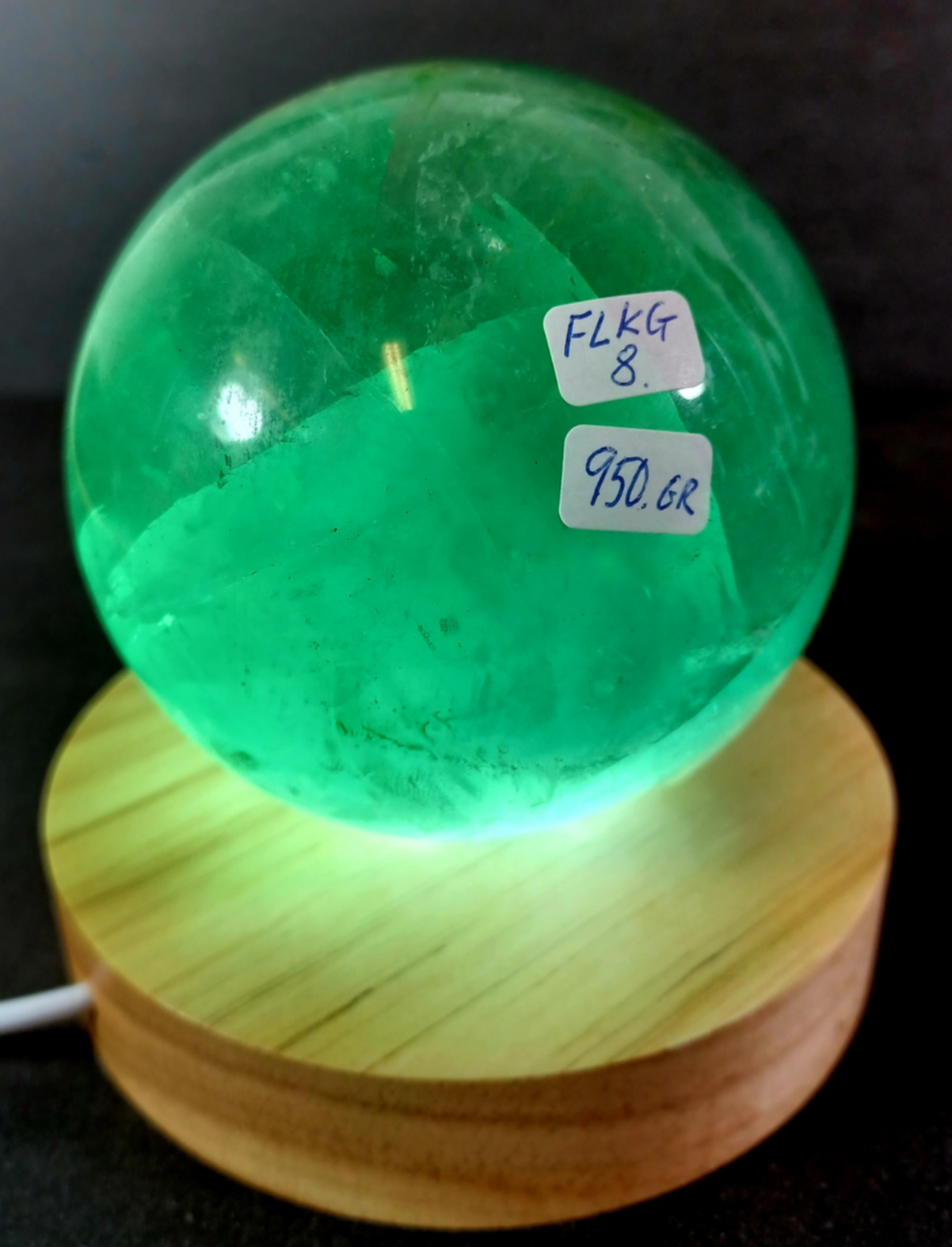 Grön Fluorit Klot / Kula - FLKG8