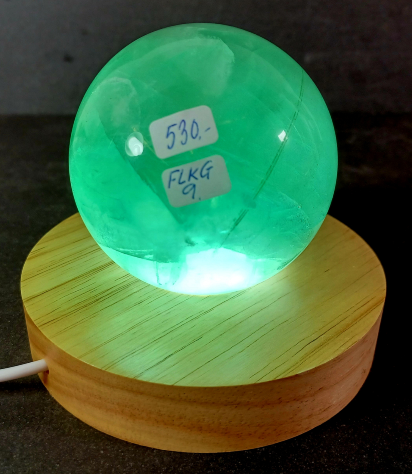 Grön Fluorit Klot / Kula - FLKG9
