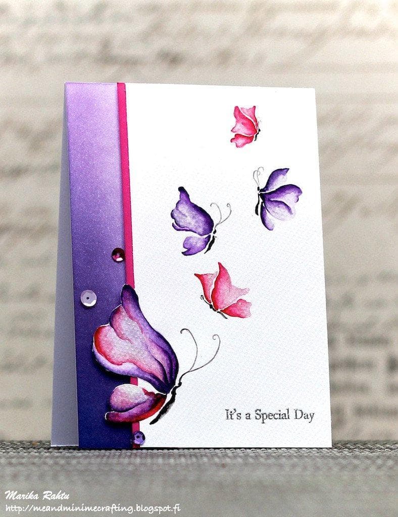 ALTENEW -PAINTED BUTTERFLIES Stamp and Die - 4