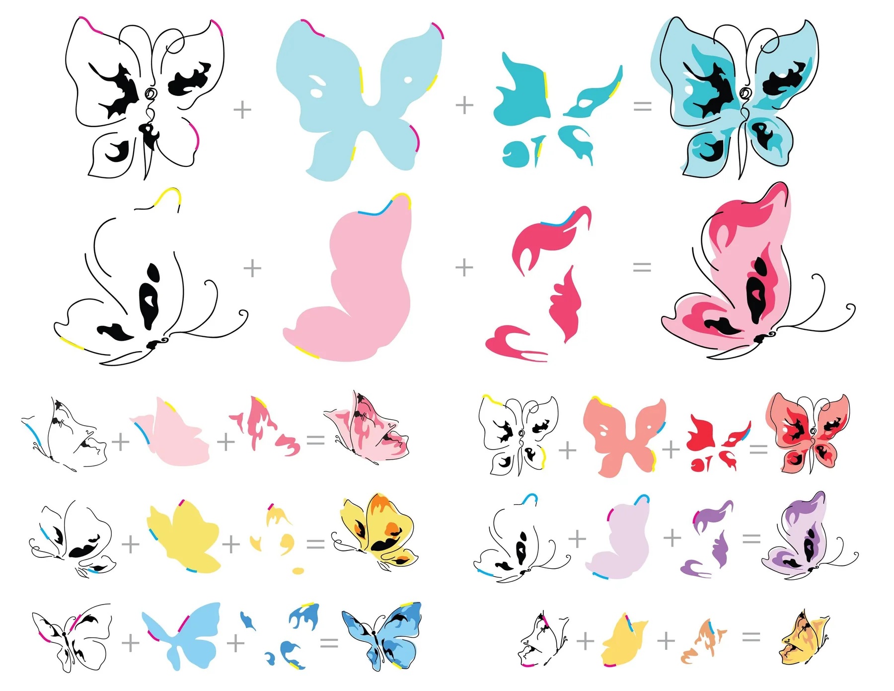 ALTENEW -PAINTED BUTTERFLIES Stamp and Die - 2
