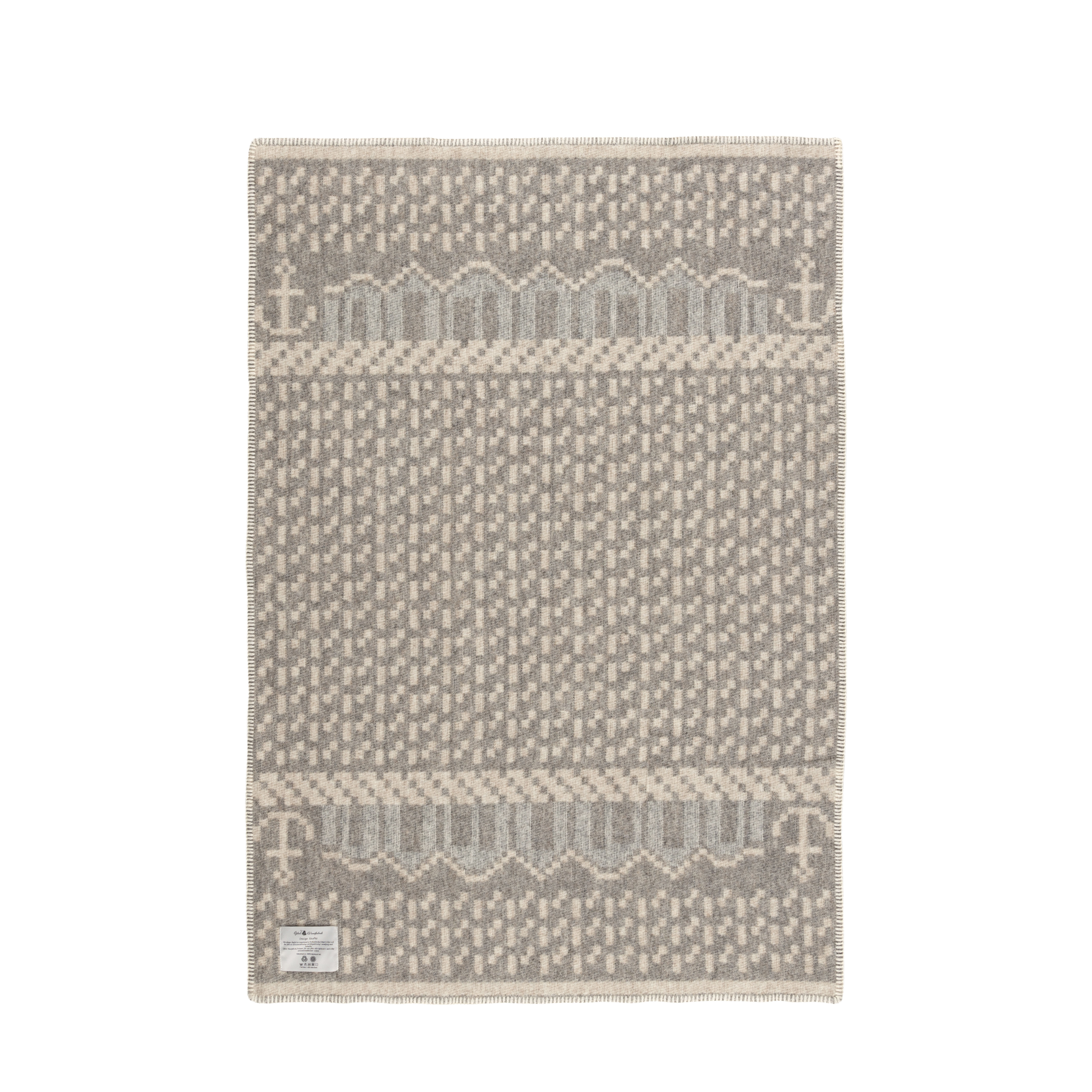 SKAFTÖ SNÖ, WOOL BLANKET, 90 x 130 cm - 3