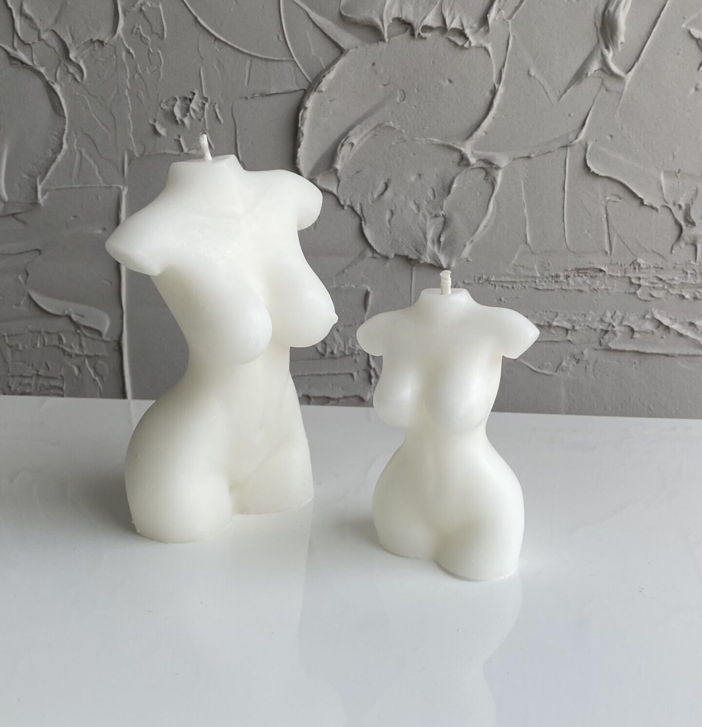 Candle Veke - Power Woman, white
