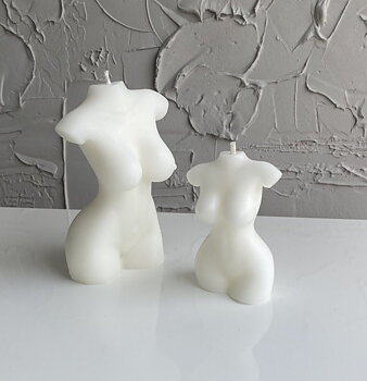 Candle Veke - Power Woman, white