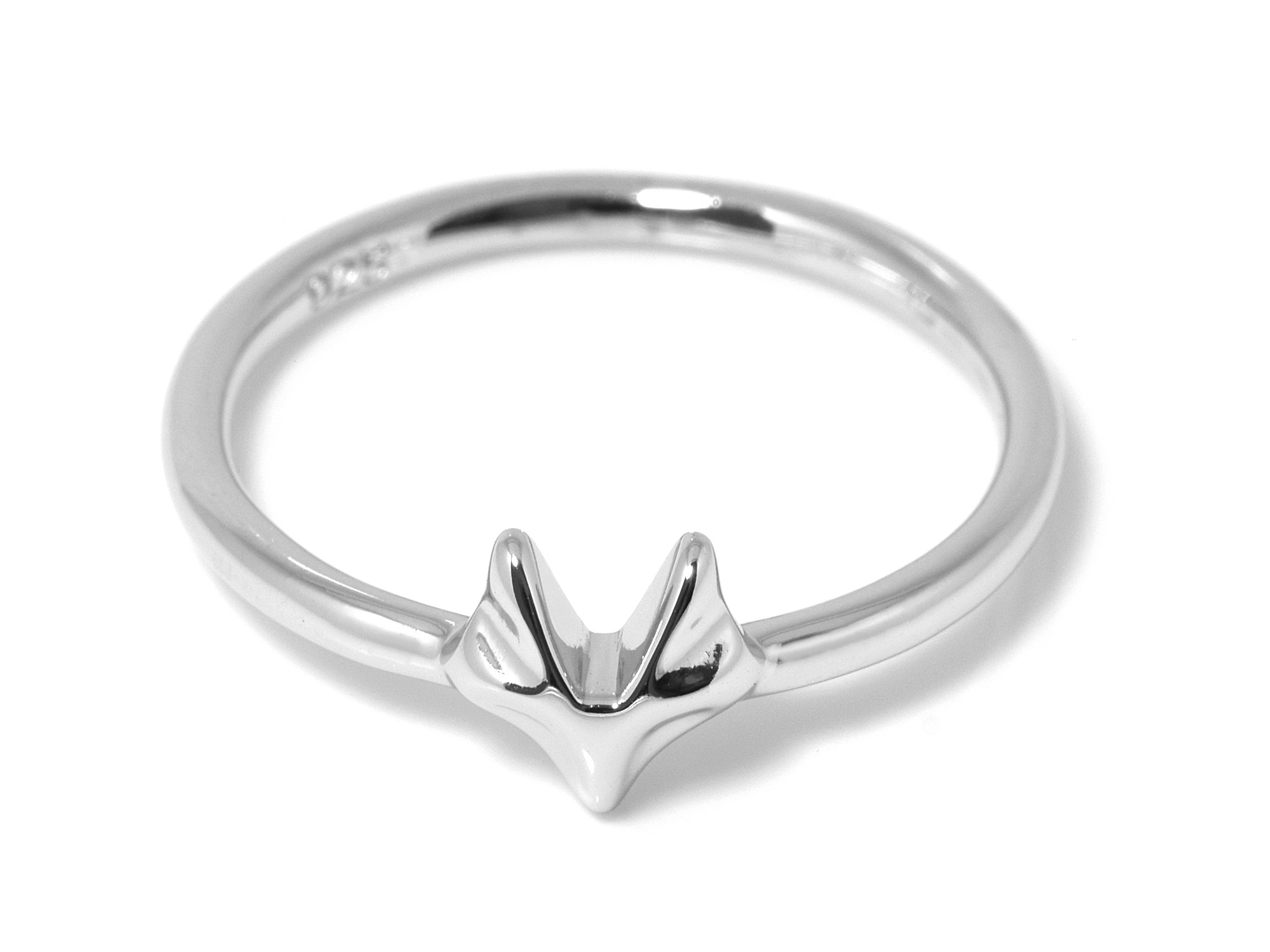 Räv Ring i Äkta 925 Silver storlek 7, Rävansikte eller Rävhuvud Accessoar, Djur Smycke - 2