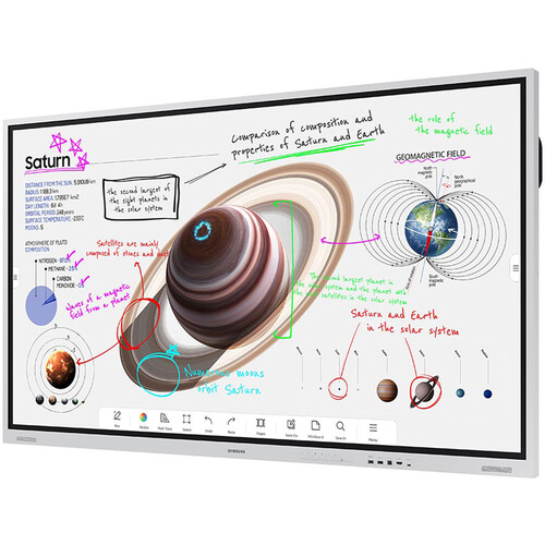 Samsung 85" Flip Pro WM85B Interactive Touchscreen LED Display - 2