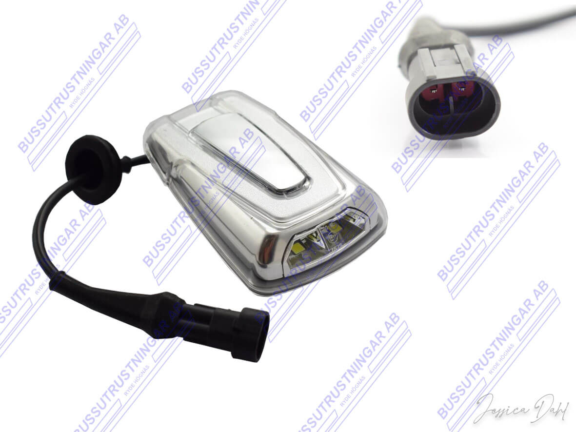 Backlampa LED Vit