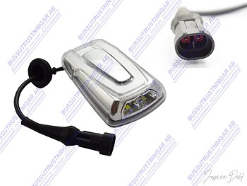 Backlampa LED Vit
