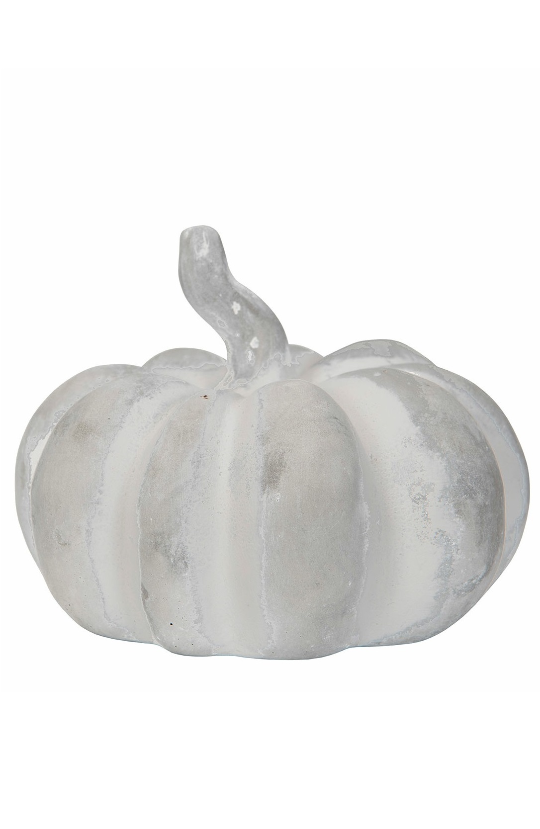 Pumpkin - Grey - Cement/Concrete - 11.5x9 cm - 3