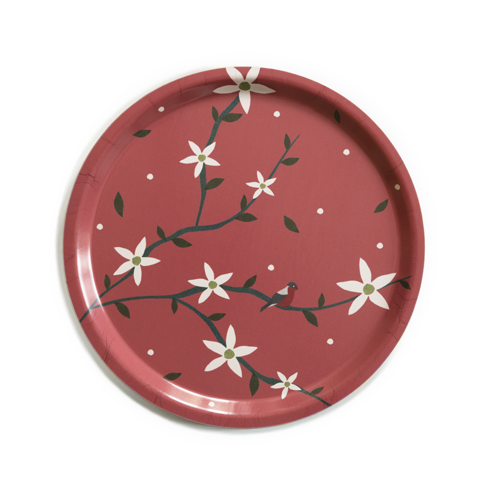 Holiday Flowers Rund Bricka - 31 cm