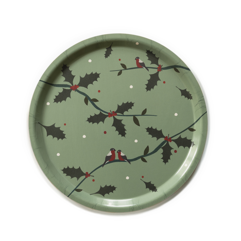 Holiday Branches Rund Bricka - 31 cm