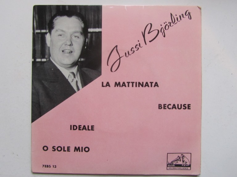 Jussi Björling ‎– La Mattinata EP