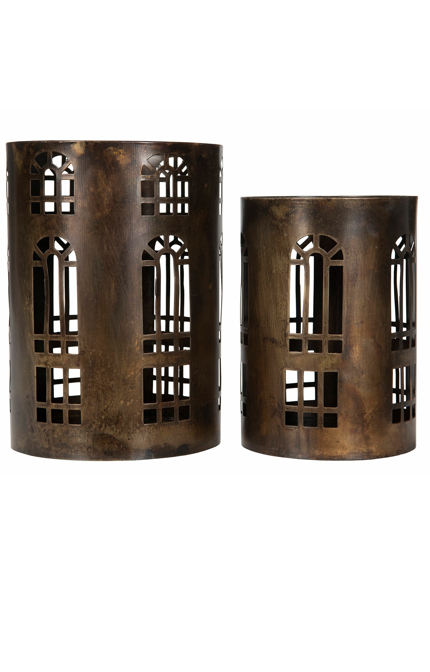Lantern Window Antique Brown - 2-pack - 2