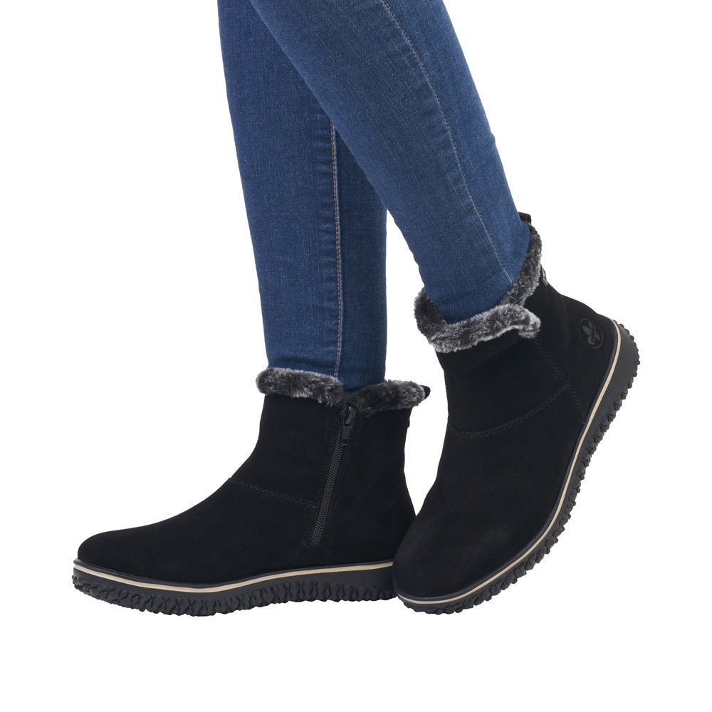 Rieker Damboots Varmfodrad Svart - 9