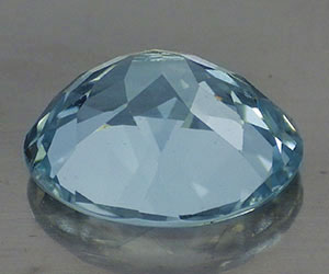 4,06 ct magnífico topacio azul suizo natural talla ovalada calibrada 12x10 mm - 2