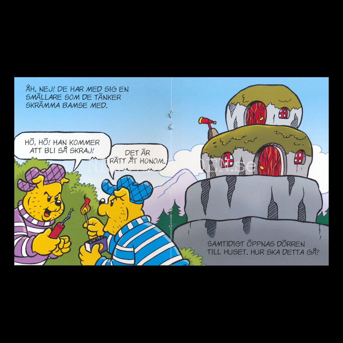 KNOCKE OCH SMOCKE BLIR RÄDDA - BAMSE MINIBÖCKER - MB202 - 3