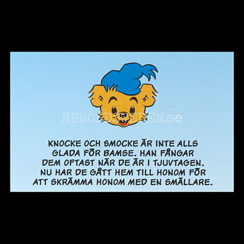 KNOCKE OCH SMOCKE BLIR RÄDDA - BAMSE MINIBÖCKER - MB202