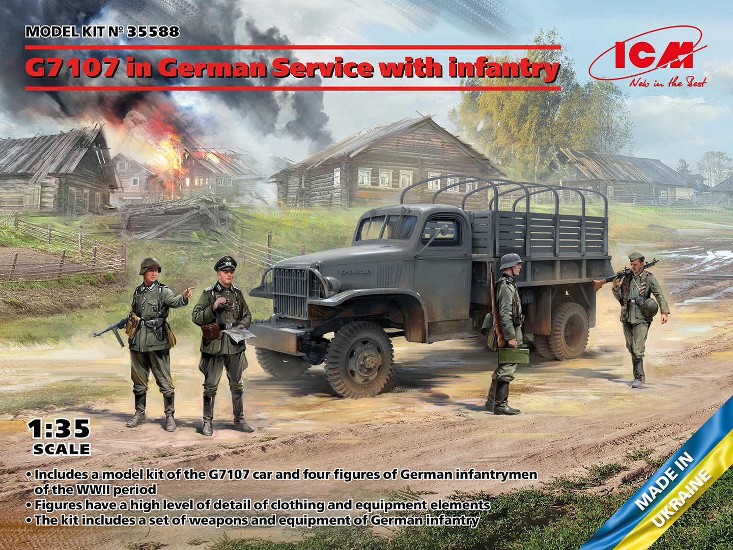 1/35 G7107 in German Service with infantry