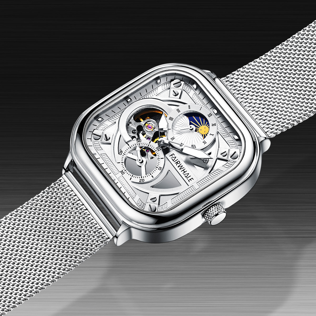 Mark Fairwhale Griffon Silver Mesh - 4