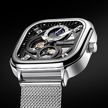 Mark Fairwhale Griffon Black Silver Mesh