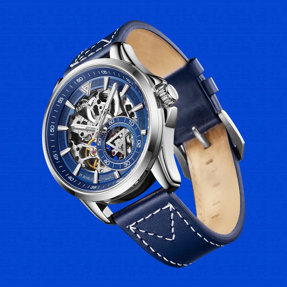 Mark Fairwhale Tempest Blue Leather - 3
