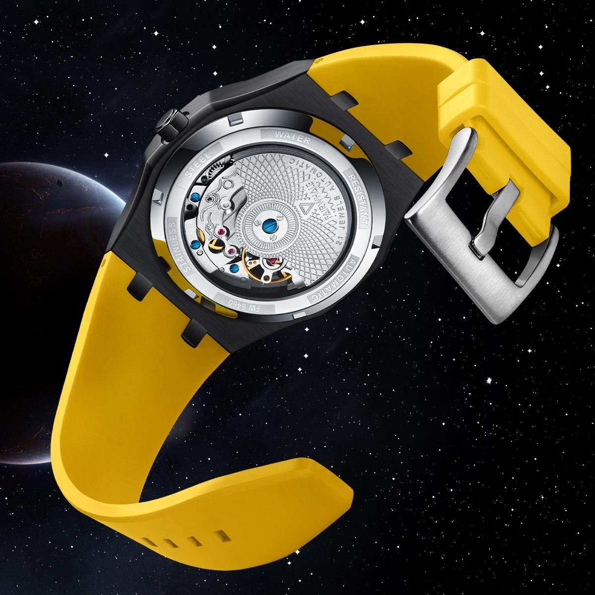 Mark Fairwhale Rapture Black Yellow Rubber - 6