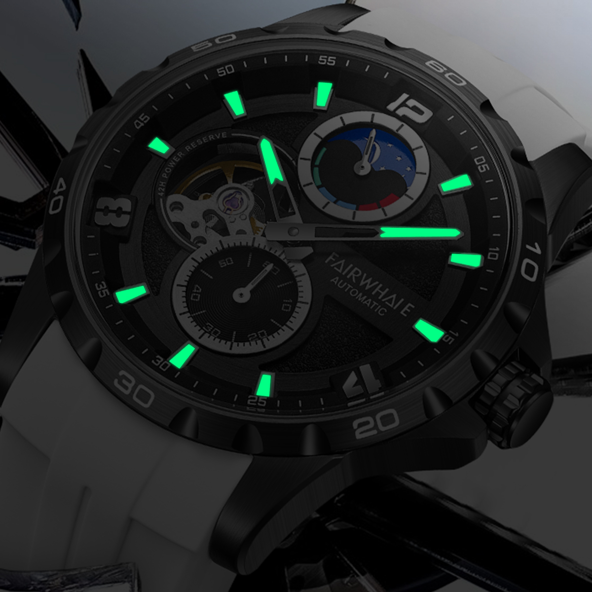 Mark Fairwhale Monument Black Rubber