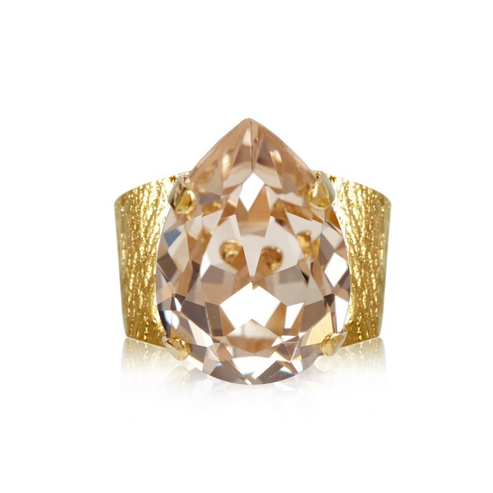 Caroline Svedbom Classic Drop ring guld silk
