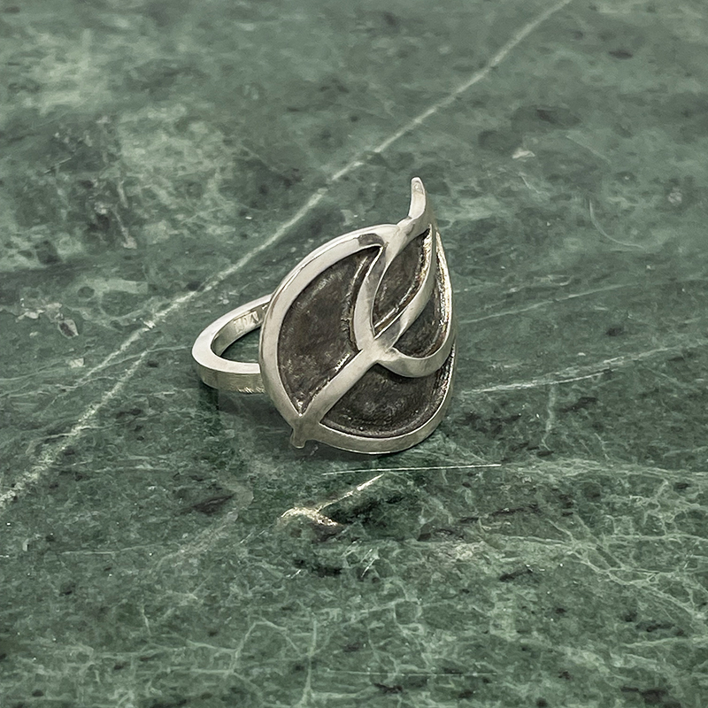 Silverring  LEAFY 