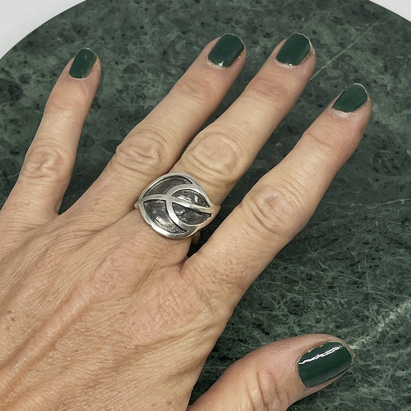 Silverring  LEAFY  - 5