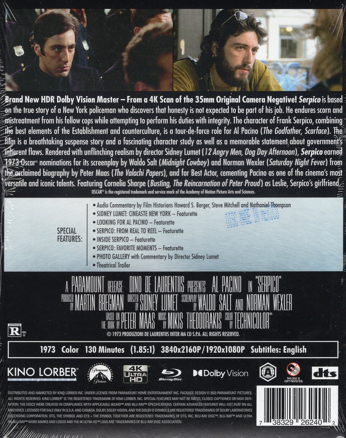 Serpico (ej svensk text) (4K Ultra HD + Blu-ray) - 2