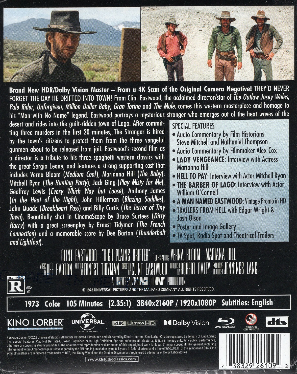 High Plains Drifter (ej svensk text) (4K Ultra HD + Blu-ray) - 2