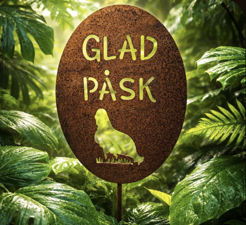50% RABATT ÄR AVDRAGEN/Ägg Glad Påsk på pinne med höna/12 ST PER FÖRP - 2