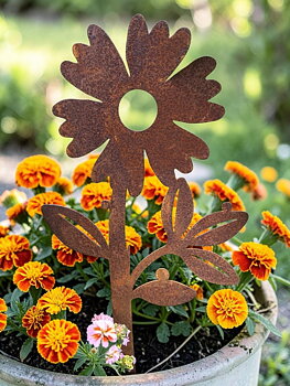 50% RABATT ÄR AVDRAGEN/Blomma med blad och pinne/12 ST PER FÖRP