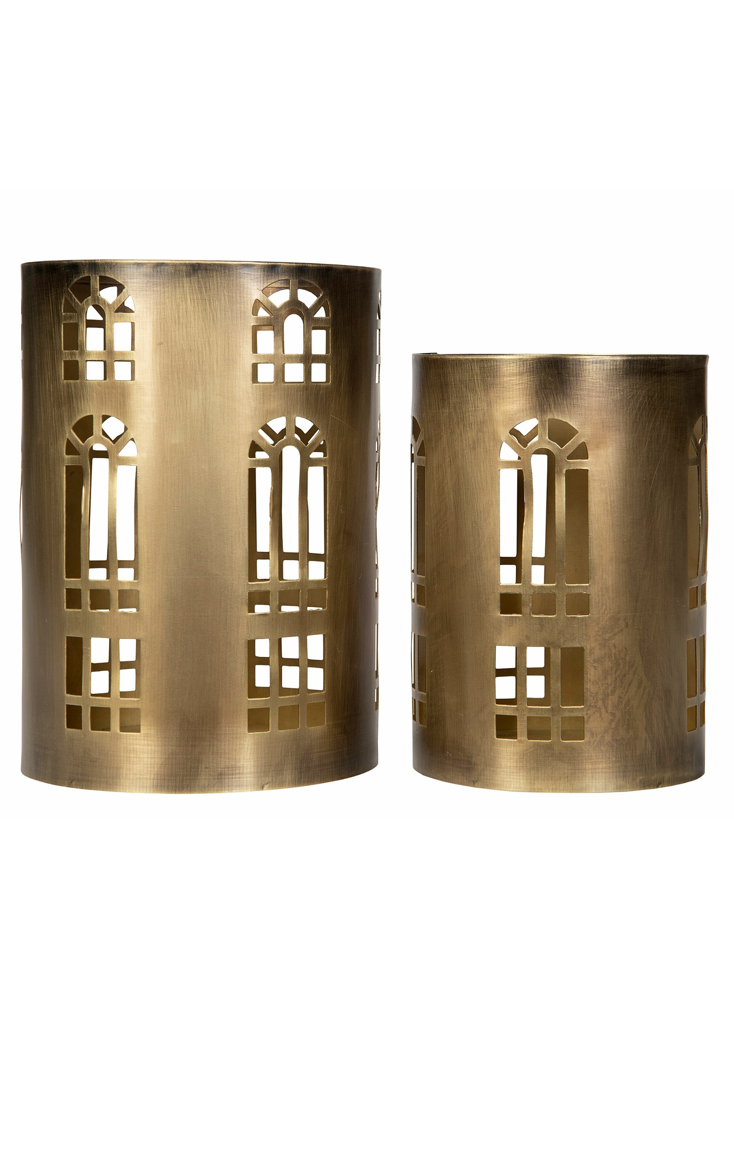 Lantern Window Antique Brass - 2-pack - 2